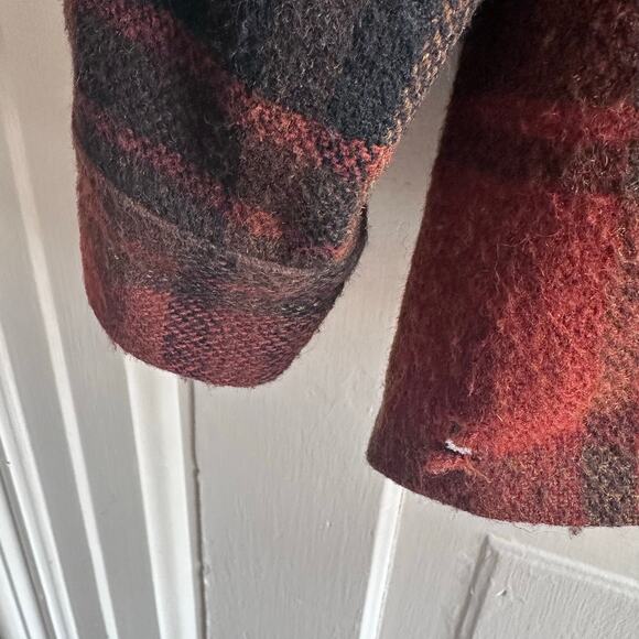 Vintage 1950s Faribault Woolen Mills Faribo Woolens Wool Plaid Shirt Jacket - Picture 5 of 7